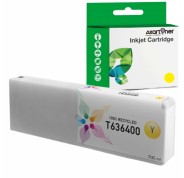 Compatible Epson T6364 Amarillo Cartucho de Tinta Pigmentada para Stylus Pro 7700, 7890, 7900, 9890, 9900