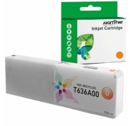 Compatible Epson T636A Naranja Cartucho de Tinta Pigmentada para Stylus Pro 7900, 9900, WT7900