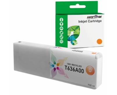 Compatible Epson T636A Naranja Cartucho de Tinta Pigmentada para Stylus Pro 7900, 9900, WT7900