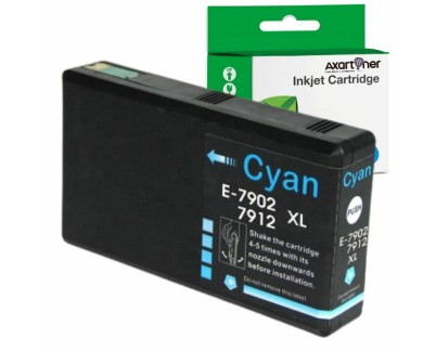 Compatible Epson T7902 / T7912 (79XL) Cyan Cartucho de Tinta C13T79024010 / C13T79124010