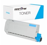 Compatible OKI Executive ES6410 Cyan Cartucho de Toner 44315319