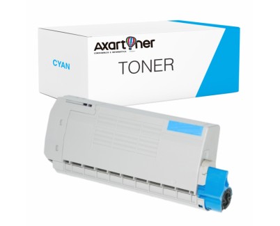 Compatible OKI Executive ES6410 Cyan Cartucho de Toner 44315319