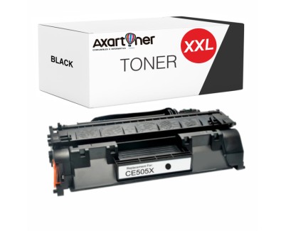 Compatible HP CE505X XL Negro Cartucho de Toner 05X (Alta Capacidad / Jumbo)