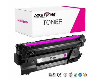 Compatible HP CF453A / 655A Magenta Cartucho de Toner para HP M681, M652, M682, M653