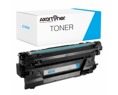 Compatible HP CF471X / 657X Cyan Cartucho de Toner para HP Color LaserJet Enterprise M681