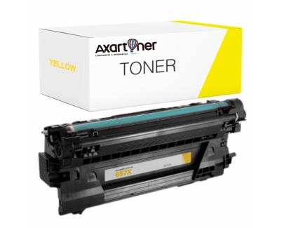 Compatible HP CF472X / 657X Amarillo Cartucho de Toner para HP Color LaserJet Enterprise M681