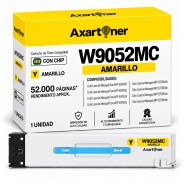 Compatible Toner HP W9052MC Amarillo para HP Color LaserJet E87600, E87640, E87650, E87655, E87660, E87655