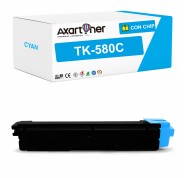 Compatible Kyocera TK580 Cyan Cartucho de Toner 1T02KTCNL0 / TK-580C para Kyocera FS-C5150DN, Ecosys P6021cdn