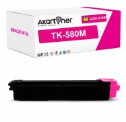 Compatible Kyocera TK580 Magenta Cartucho de Toner 1T02KTBNL0 / TK-580M para Kyocera FS-C5150DN, Ecosys P6021cdn