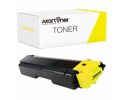 Compatible Toner KYOCERA TK-580 Amarillo 1T02KTANL0 / TK580Y para Kyocera FS-C5150 DN, Ecosys P6021