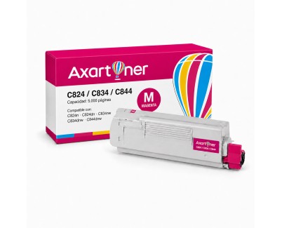 Compatible Toner OKI C824 / C834 / C844 Magenta 47095702