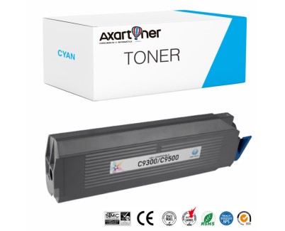 Compatible OKI C9100 / C9300 / C9500 Cyan Cartucho de Toner 41963607
