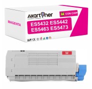 Compatible Toner OKI ES5432 / ES5442 / ES5463 / ES5473 Magenta Cartucho de Toner 46490622