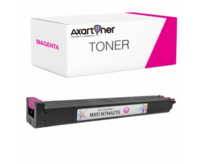 Compatible Sharp MX51 Magenta Cartucho de Toner MX-51GTMA para Sharp MX4110, MX4111, MX4112, MX4140, MX4141, MX5110, MX5111, MX5112, MX5140, MX5141