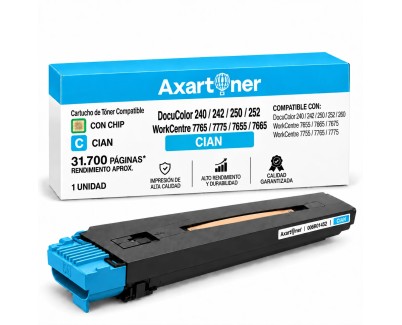 Compatible Toner Xerox DocuColor 240, 242, 250, 252, WorkCentre 7765, 7775, 7655, 7665 Cyan 006R01452