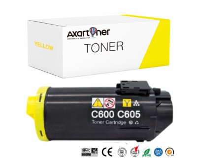 Compatible Xerox VersaLink C600 / C605 Amarillo Cartucho de Toner 106R03906 / 106R03898