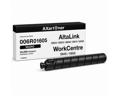 Compatible Xerox AltaLink B8045 / B8055 / B8065 / B8075 / B8090 - WorkCentre 5945 / 5955 Negro Cartucho de Toner 006R01605