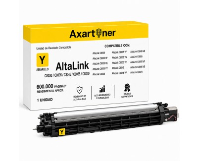 Compatible Xerox AltaLink C8030, C8035, C8045, C8055, C8070 Amarillo Unidad Revelador (Developer) 948K48149 / 948K48140
