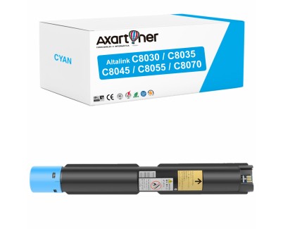 Compatible Xerox AltaLink C8030, C8035, C8045, C8055, C8070 Cyan Cartucho de Toner 006R01698
