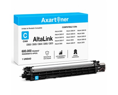Compatible Xerox AltaLink C8030, C8035, C8045, C8055, C8070 Cyan Unidad Revelador (Developer) 948K48149 / 948K48140