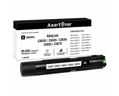 Compatible Xerox AltaLink C8030, C8035, C8045, C8055, C8070 Negro Cartucho de Toner 006R01697