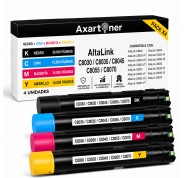 Compatible Pack x4 Xerox AltaLink C8030 / C8035 / C8045 / C8055 / C8070 Cartuchos de Toner