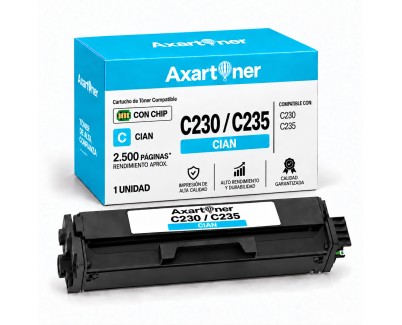Compatible Xerox C230 / C235 - con chip - Cyan Cartucho de Toner 006R04392
