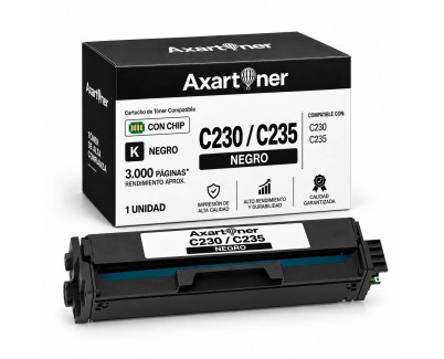 Compatible Xerox C230 / C235 - con chip - Negro Cartucho de Toner 006R04391