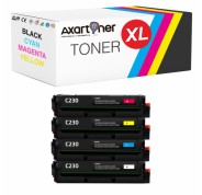 Compatible Xerox C230X / C235X - con chip - Pack x4 Cartuchos de Toner