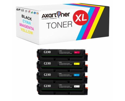 Compatible Xerox C230X / C235X - con chip - Pack x4 Cartuchos de Toner