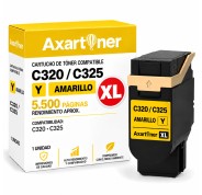 Compatible Xerox C320 / C325 XL Amarillo Cartucho de Toner 0006R04830 Alta Capacidad