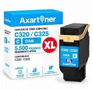 Compatible Xerox C320 / C325 XL Cyan Cartucho de Toner 0006R04828 Alta Capacidad