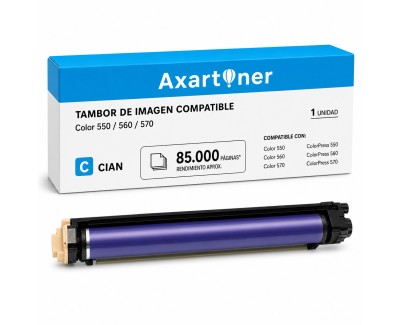 Compatible Xerox Color / ColorPress 550, 560, 570, C60, C70 Cyan Tambor de Imagen (Drum) 013R00664