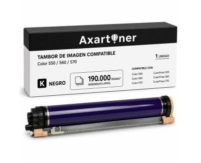 Compatible Xerox Color / ColorPress 550, 560, 570, C60, C70 Negro Tambor de Imagen (Drum) 013R00663