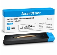 Compatible Xerox Color / ColorPress 550, 560, 570 Cyan Cartucho de Toner 006R01528