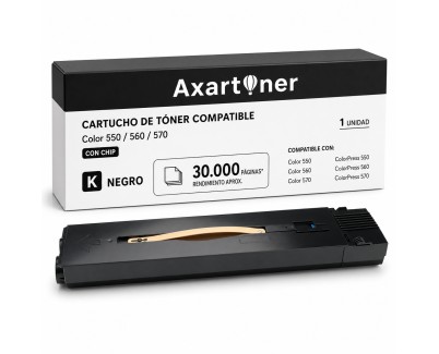 Compatible Xerox Color / ColorPress 550, 560, 570 Negro Cartucho de Toner 006R01525