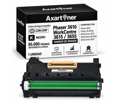 Compatible Xerox Phaser 3610 / WorkCentre 3615, 3655 Negro Tambor de Imagen 113R00773 (Drum)