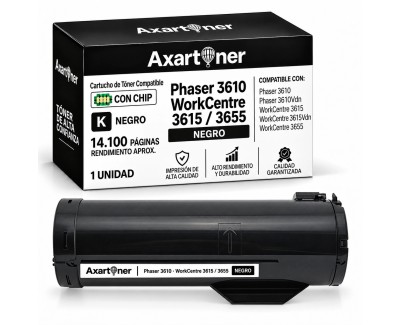 Compatible Xerox Phaser 3610 / WorkCentre 3615 Negro Cartucho de Toner 106R02722 / 106R02731 / 106R02720
