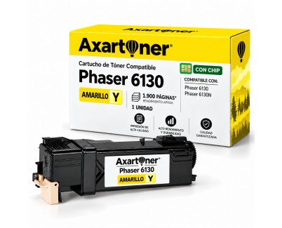 Compatible Xerox Phaser 6130 / 6130N Amarillo Cartucho de Toner 106R01280