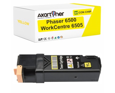 Compatible Xerox Phaser 6500 / Xerox WorkCentre 6505 Amarillo Cartucho de Toner 106R01596