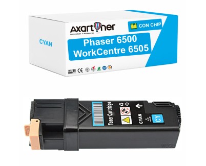 Compatible Xerox Phaser 6500 / Xerox WorkCentre 6505 Cyan Cartucho de Toner 106R01594