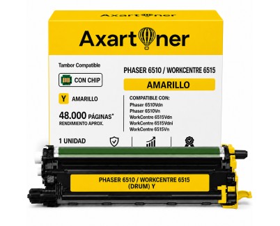 Compatible Xerox Phaser 6510 / Xerox WorkCentre 6515 Amarillo Tambor de Imagen 108R01419 (Drum)