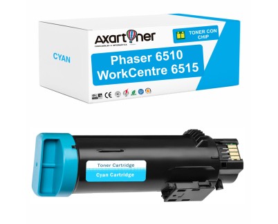 Compatible Xerox Phaser 6510 / Xerox WorkCentre 6515 Cyan Cartucho de Toner 106R03690 / 106R03477 / 106R03473 (alta capacidad)
