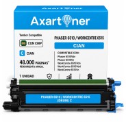 Compatible Xerox Phaser 6510 / Xerox WorkCentre 6515 Cyan Tambor de Imagen 108R01417 (Drum)