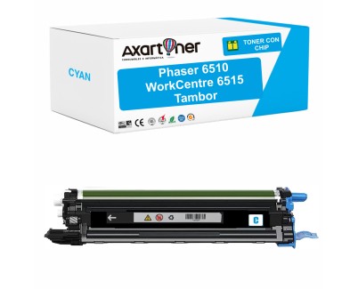 Compatible Xerox Phaser 6510 / Xerox WorkCentre 6515 Cyan Tambor de Imagen 108R01417 (Drum)