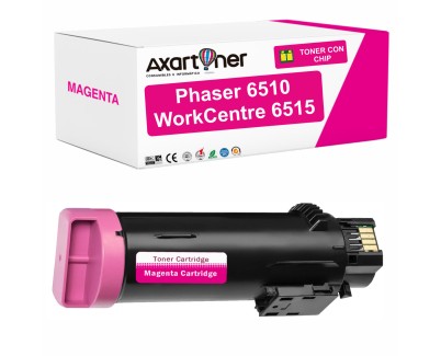 Compatible Xerox Phaser 6510 / Xerox WorkCentre 6515 Magenta Cartucho de Toner 106R03691 / 106R03478 / 106R03474 (alta capacidad)