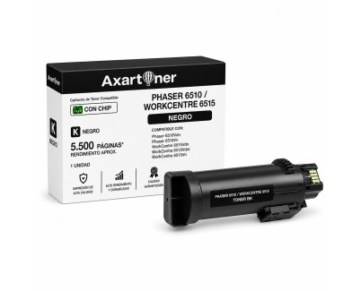 Compatible Xerox Phaser 6510 / Xerox WorkCentre 6515 Negro Cartucho de Toner 106R03480 / 106R03476