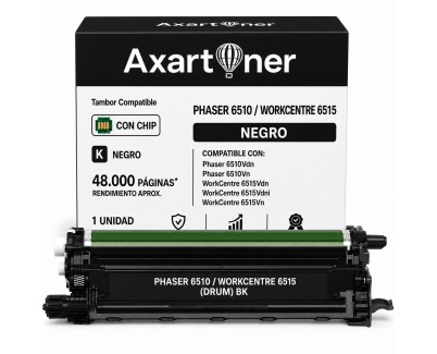 Compatible Xerox Phaser 6510 / Xerox WorkCentre 6515 Negro Tambor de Imagen 108R01420 (Drum)