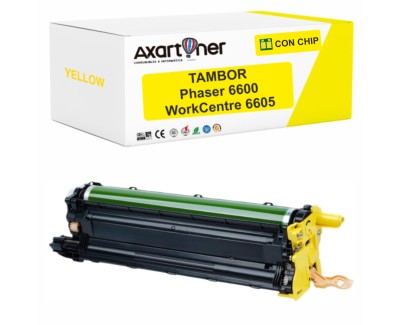 Compatible Xerox Phaser 6600 / WorkCentre 6605 Amarillo Tambor de Imagen (Drum) 108R01121