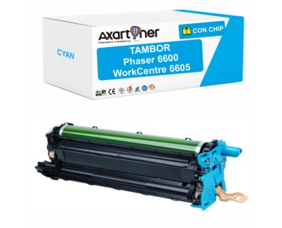 Compatible Xerox Phaser 6600 / WorkCentre 6605 Cyan Tambor de Imagen (Drum) 108R01121